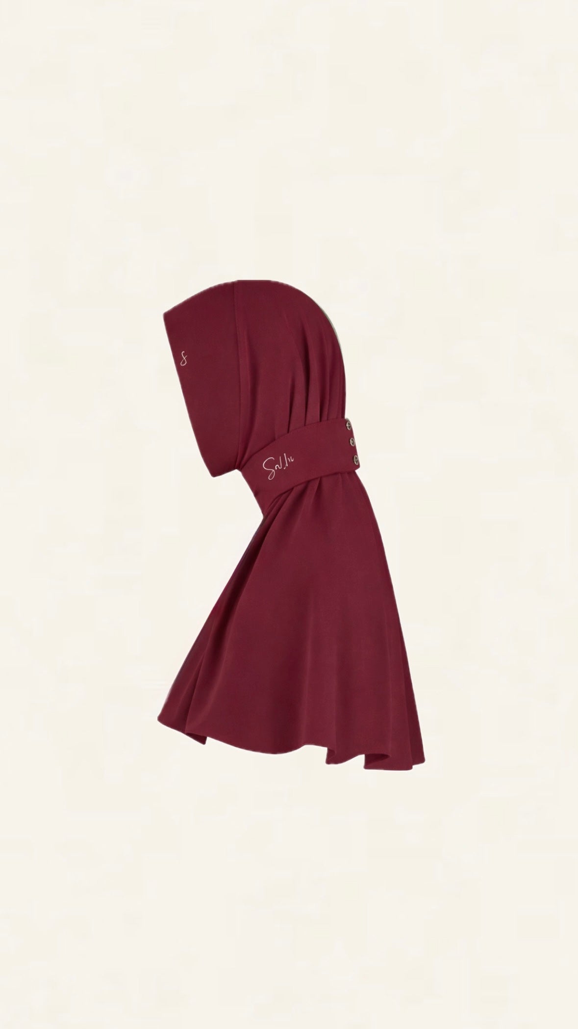 Hijab signature burgundy