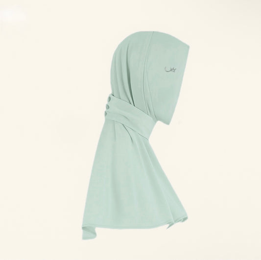 Hijab signature aqua green