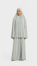 Luxury khimar set sage mist