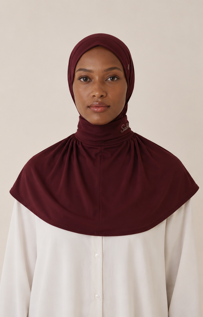 Hijab signature burgundy