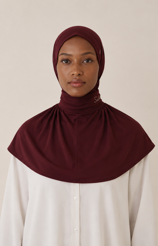 Hijab signature burgundy