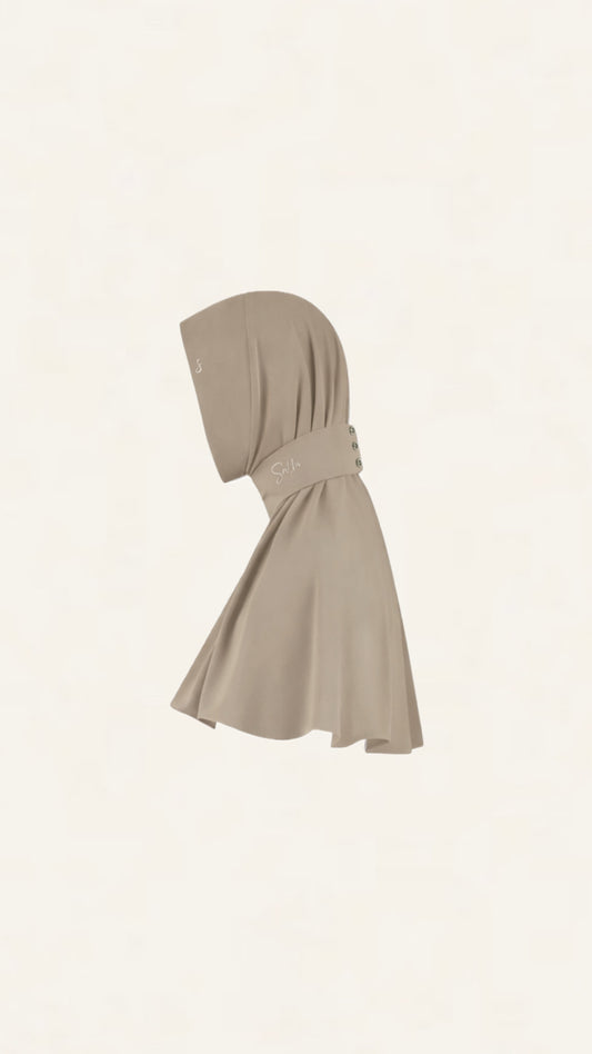 Hijab signature soft taupe